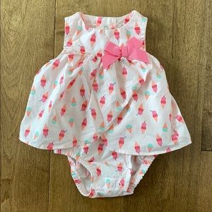 New Ice Cream Onesie Carters NB Newborn